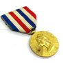 Vintage Gilded Bronze French Railway Medal Image 5