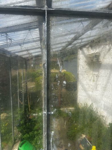 Lean-to Steel framed Greenhouse 3m x 1.5m