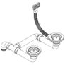 Granite Kitchen Sink Double Basin Grey Image 8