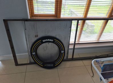 Darts stand and board and surround