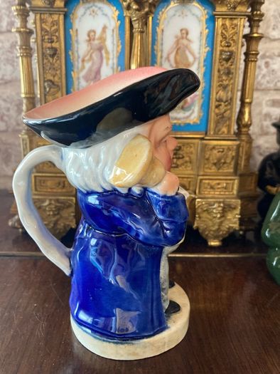 Vintage Burlington Ware "Oyez" character jug