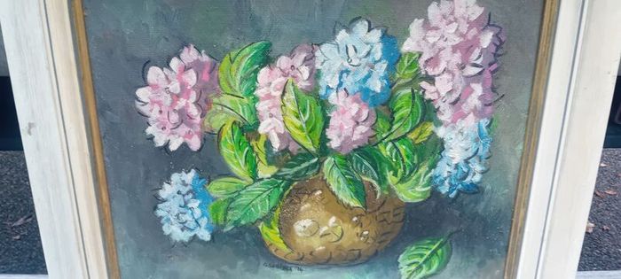 Original Geraldine Sadlier Oil Painting
