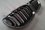 BMW 5 Series E60 E61 Gloss Black Kidney Grilles Brand New