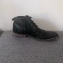 Black leather boots size 9 Image 4