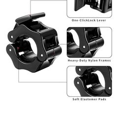 1 inch barbell clamps (4 pieces)