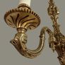 Pair of Antique French Bronze Wall Sconce Image 2