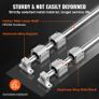 Linear Guide Rail Set, SFC16 1000mm, 2 PCS 39.4 in/1000 mm SFC16 Guide Rails 4 PCS SC16 Slide Blocks 4 PCS Rail Supports, Linear Rails and Bearings Kit for Automated Machines CNC DIY Project Image 6