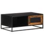Coffee Table 90x50x35 cm Rough Mango Wood Image 7