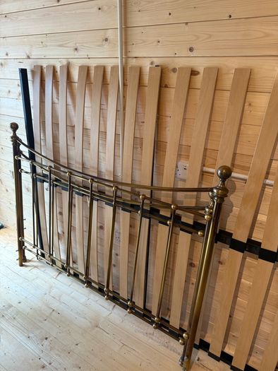 King size brass bed