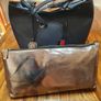 Pierre Cardin Navy Leather Handbag Image 3