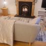 Unused grey sofa & 2 armchairs with tag still on Image 2