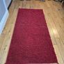 Moda Red Shaggy Rug Image 2