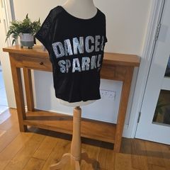 pineapple girls black top