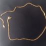 14ct solid gold Italian Figaro chain necklace 4.72g Image 7