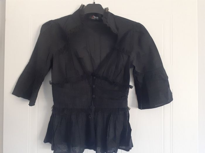 Black victorian top (Morgan XS)