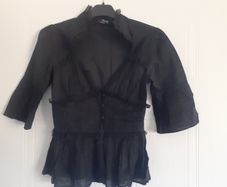 Black victorian top (Morgan XS)