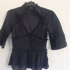 Black victorian top (Morgan XS)