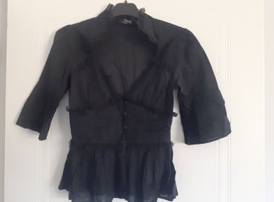 Black victorian top (Morgan XS)