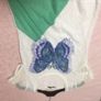 Green/White/Blue Butterfly Twinset 10/12 Image 2