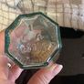 Set of three vintage green tinge bottles Image 9