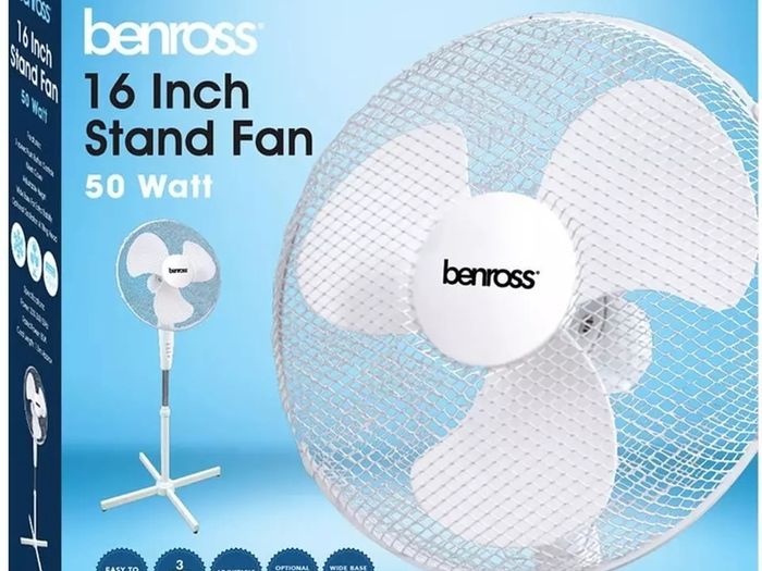 Cooling Fans  16 Inch Oscillation or Stationery In Stand Benross ALL New Stock Boxed Fully Guaranteed Collection can be arranged in Galway City Centre Area Beside Two Cash Machines SAFER Card Shopping See The Goods First