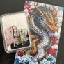 1oz Fine 999 Silver Bullion Colour Dragon Bar plus COA. Image 2