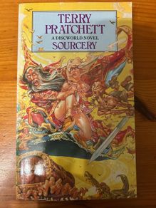Fantasy book:'Sourcery' by Terry Pratchett