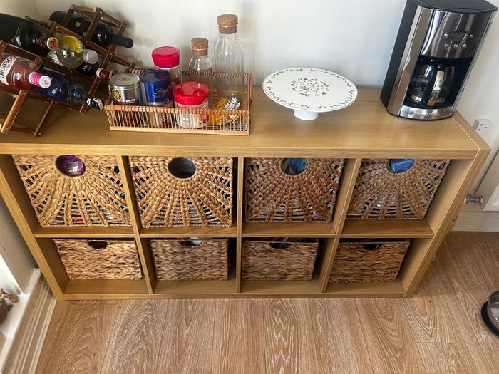 Wooden Storage Unit 8 Compartment