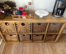 Wooden Storage Unit 8 Compartment