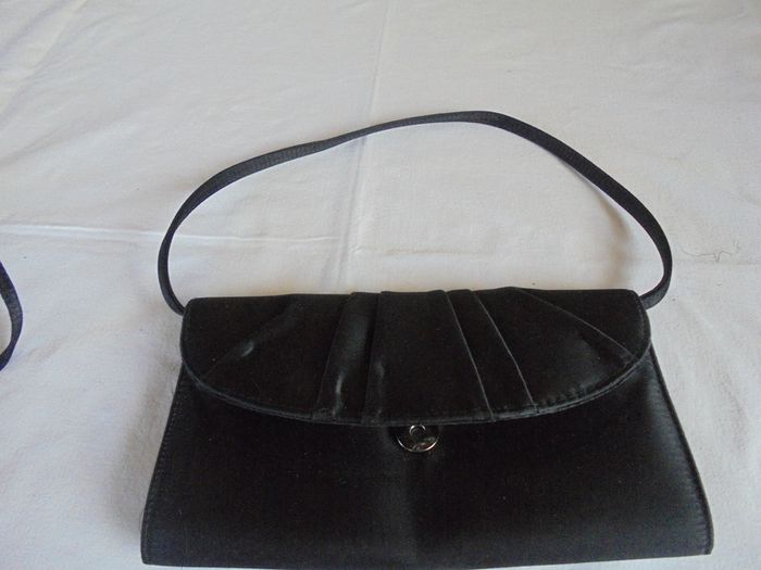 Black Satin Evening Purse for Sale