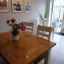 dining table and 6 solid oak chairs Image 2