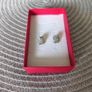 Silver earrings Owl Image 2