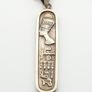 Vintage 925 Sterling Silver Egyptian Pharaoh Necklace Image 3