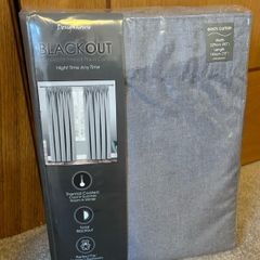 Brand New Ready Made Blackout Pencil Pleat Curtains