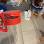 1 Litre glass jug with plastic handle and lid Image 3