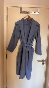 Blue ASOS coat
