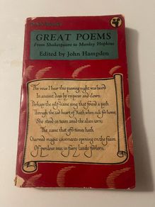 Great Poems: From Shakespeare to Manley Hopkins (John Hampden)