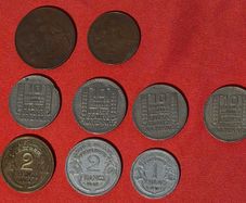Antique and Vintage French Coins