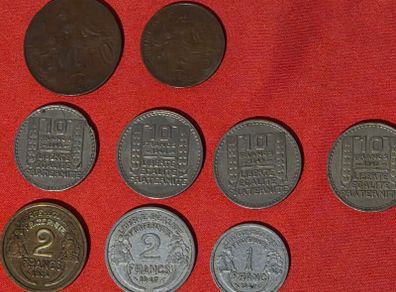 Antique and Vintage French Coins