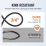 Pressure Washer Hose, 30.5m, Kink Free 3/8"-14.8 Male, 3/8"-15 Female For Most Brand Pressure Washers, 4.9'' Bending Radius, 4800 PSI Heavy Duty Image 3