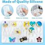 FREE P&P 182Pcs Resin Moulds Silicone Kit, 32 Pendants Epoxy Resin Moulds Keychain Making Set, DIY Jewelry Resin Keychain Molds for Keyring Charm Craft Image 5