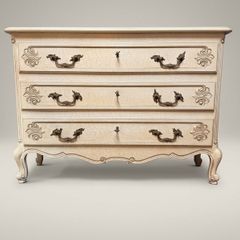 Stunning 20th C. French Commode with Crackle Finish Patina