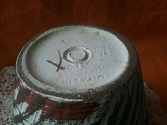German Pottery Vase & Others