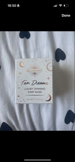Bellamianta tan dreams luxury tanning sleep mask 50ml