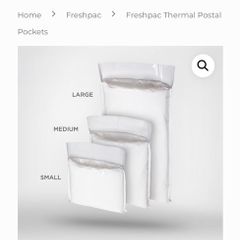 1000 Hydropac - Freshpac Insulated Chilling Envelopes - Food Delivery!