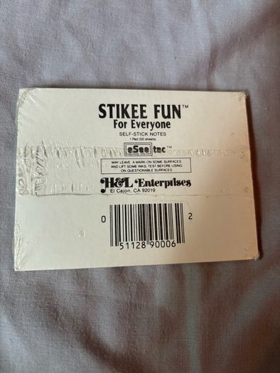 Brand New Vintage Self Stick Notes