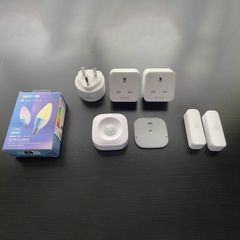 Smart Home Starter Kit - 8pc Bundle (Smart Bulbs, Plugs & Sensors)