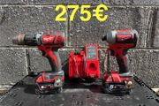 Milwaukee Drill/ Impact / 2 Battery 5 ah / Fast Charger