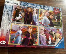 Frozen puzzles x 4 age 4+ 42 pieces each