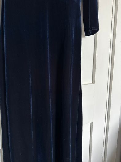 Folkster Loni full length midnight blue v-neck evening occasion Loni gown Size XS